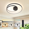 BRILAGI - Plafonieră LED reglabilă TWISTER LED/48W/230V 3000-6000K Ø 50 cm neagră + telecomandă