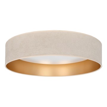 Brilagi - Plafonieră LED reglabilă VELVET SMARTIX LED/24W/230V 3000-6000K diam. 45 cm crem/auriu Wi-Fi Tuya Beacon + telecomandă