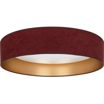 Brilagi - Plafonieră LED reglabilă VELVET SMARTIX LED/24W/230V 3000–6000K Ø 45 cm vișiniu/auriu Wi‑Fi Tuya Beacon + telecomandă