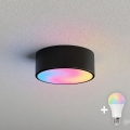 BRILAGI - Plafonieră LED RGBW CLARE, reglabilă, 1xE27/12W, 230V, 2700–6500K, Ø20 cm, Wi‑Fi, negru