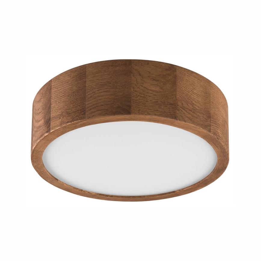 Brilagi - Plafonieră LED RGBW dimmabilă CARVALHO 1xE27/9W/230V 2700-6500K Wi-Fi stejar Ø 27,5 cm