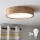 Brilagi - Plafonieră LED RGBW dimabilă CARVALHO, 2xE27/9W/230V, 2700-6500K, Wi-Fi, finisaj stejar, Ø 37,5 cm