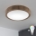 Brilagi - Plafonieră LED RGBW dimabilă CARVALHO SLIM 1xE27/9W/230V 2700-6500K Wi-Fi, stejar, diam. 27 cm