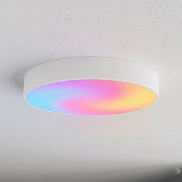 Brilagi - Plafonieră LED RGBW dimabilă CLARE 4xE27/9W/230V 2700-6500K Ø 50 cm Wi-Fi albă