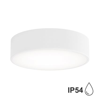 Brilagi - Plafonieră LED RGBW reglabilă pentru baie CLARE 2xE27/9W/230V 2700-6500K Ø 30 cm IP54 Wi-Fi albă