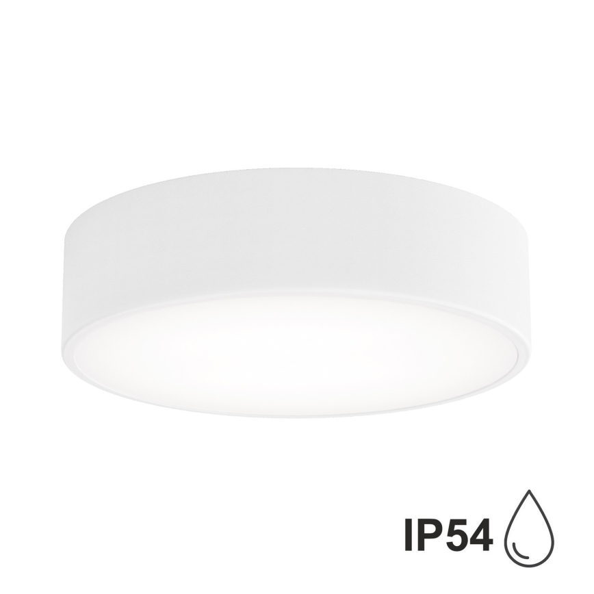 Brilagi - Plafonieră LED RGBW reglabilă pentru baie CLARE 2xE27/9W/230V 2700-6500K Ø 30 cm IP54 Wi-Fi albă