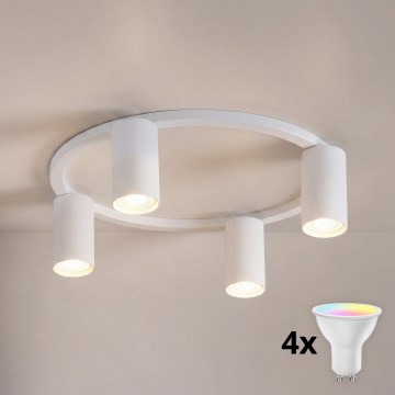 Brilagi - Plafonieră LED RGBW dimabilă SELE 4xGU10/6,5W/230V 2700-6500K albă