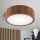 Brilagi - Plafonieră LED RGBW dimmabilă CARVALHO 1xE27/9W/230V 2700-6500K Wi-Fi stejar Ø 27,5 cm