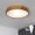 Brilagi - Plafonieră LED RGBW reglabilă CARVALHO 3xE27/9W/230V 2700-6500K Wi-Fi stejar Ø 47,5 cm
