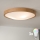 Brilagi - Plafonieră LED RGBW reglabilă CARVALHO SLIM 3xE27/9W/230V 2700-6500K Wi-Fi stejar Ø 47 cm