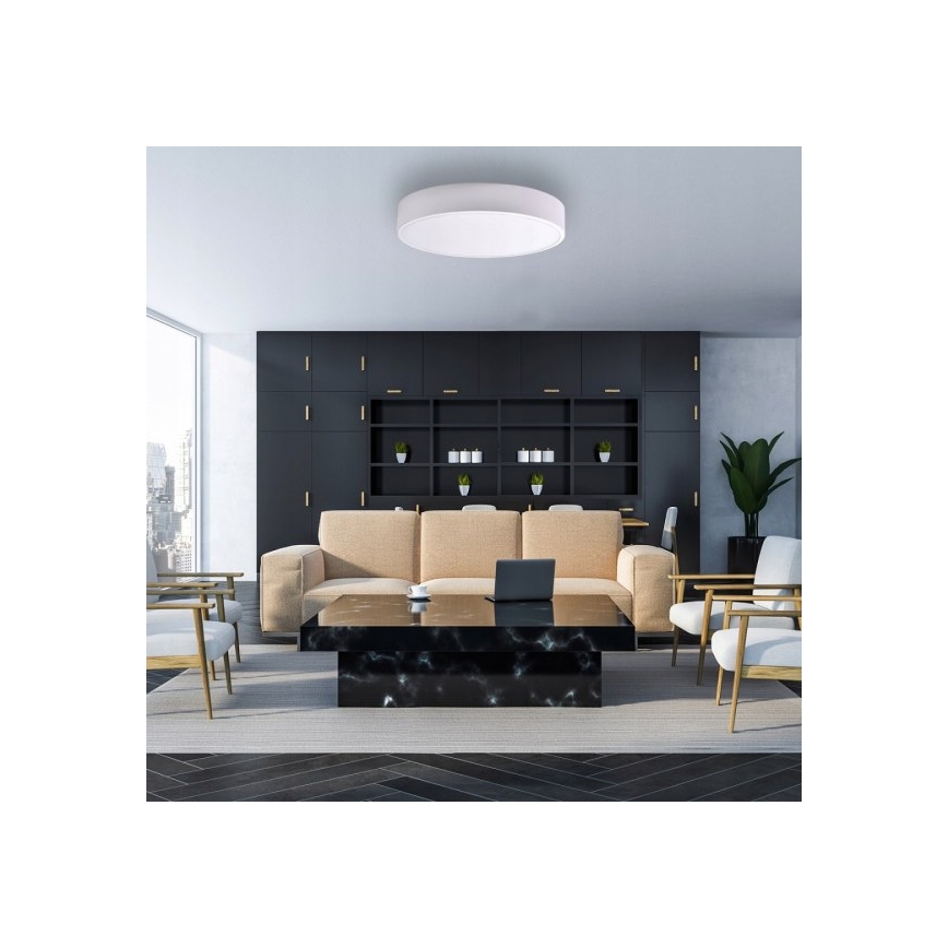 Brilagi - Plafonieră LED RGBW dimerizabilă CLARE 5xE27/9W/230V 2700-6500K Ø60 cm Wi‑Fi albă