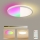 Brilagi - Plafonieră LED RGBW ULTRA SLIM, dimabilă, 18W, 230V, 2700-6500K, Ø30 cm, albă + telecomandă