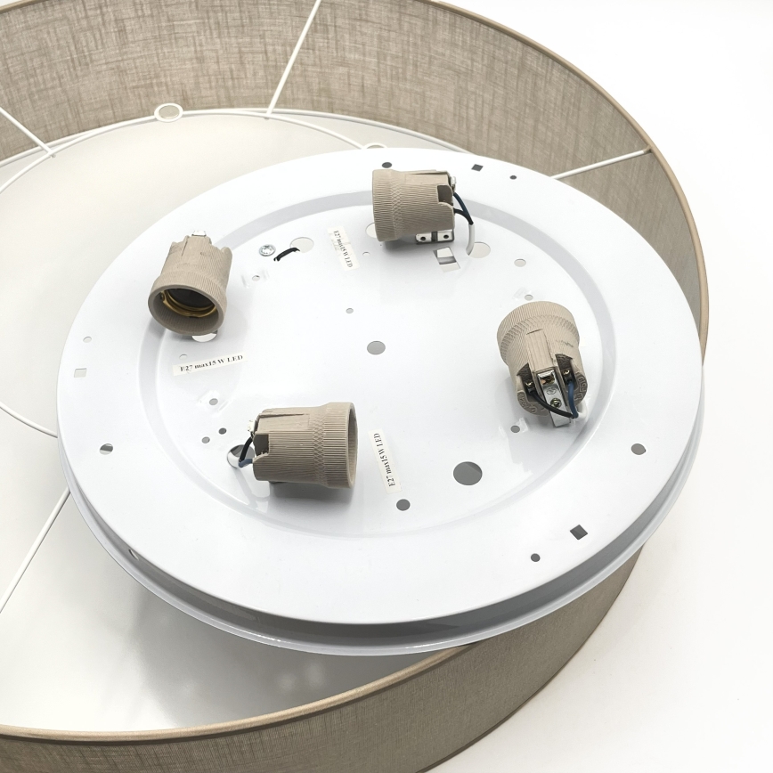 Brilagi - Plafonieră LED SIRIJA, 4x E27, max. 60W, 230V, diam. 60 cm, bej