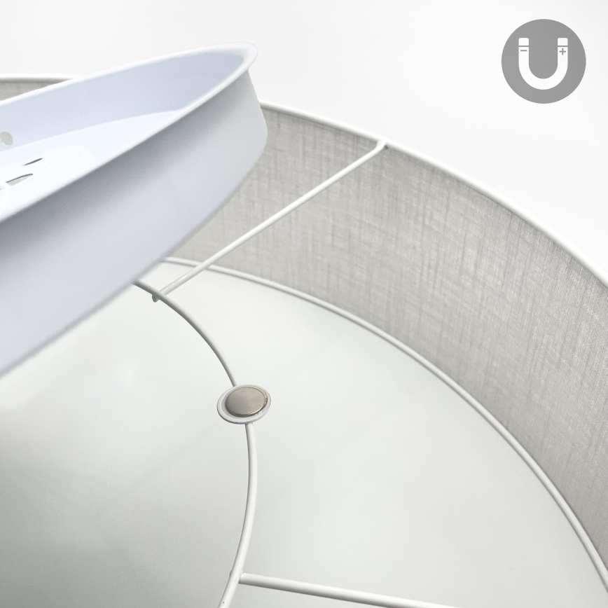 Brilagi - Plafonieră LED SIRIJA 4xE27/15W/230V Ø 60 cm albă