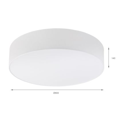 Brilagi - Plafonieră LED SIRIJA 4xE27/15W/230V Ø 60 cm albă