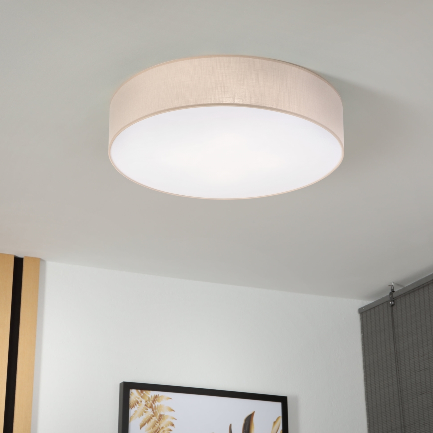 Brilagi - Plafonieră LED SIRIJA 4xE27/15W/230V Ø 60 cm bej