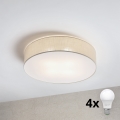 Brilagi - Plafonieră LED SIRIJA 4xE27/15W/230V Ø 60 cm crem