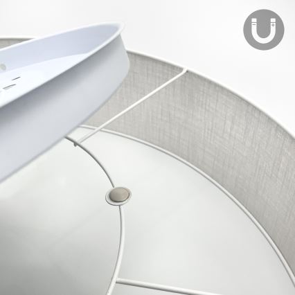 Brilagi - Plafonieră LED SIRIJA 4xE27/60W/230V, diam. 60 cm, albă