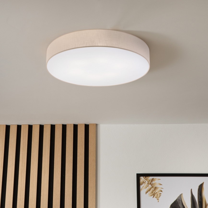 Brilagi - Plafonieră LED SIRIJA 6xE27/15W/230V Ø 80 cm bej