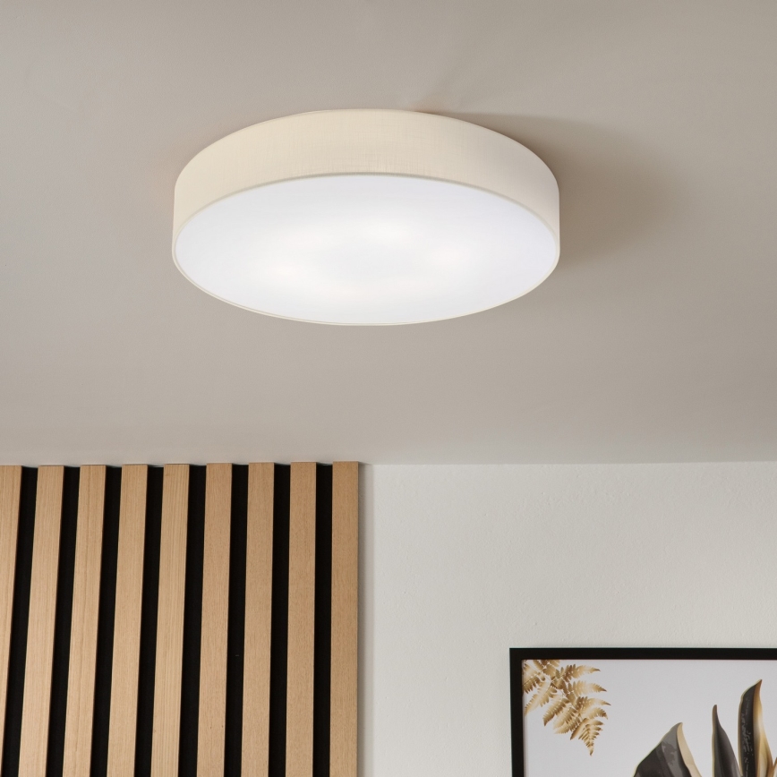 Brilagi - Plafonieră LED SIRIJA 6xE27/15W/230V Ø 80 cm, crem