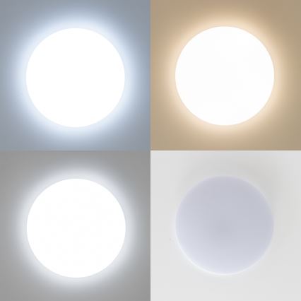 Brilagi - Plafonieră LED SMART reglabilă, 24W, 230V, Ø 38 cm, 3000-6000K, Wi-Fi Tuya Beacon + telecomandă