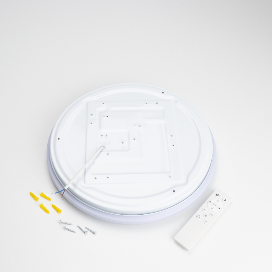 Brilagi - Plafonieră LED SMART reglabilă, 24W, 230V, Ø 38 cm, 3000-6000K, Wi-Fi Tuya Beacon + telecomandă