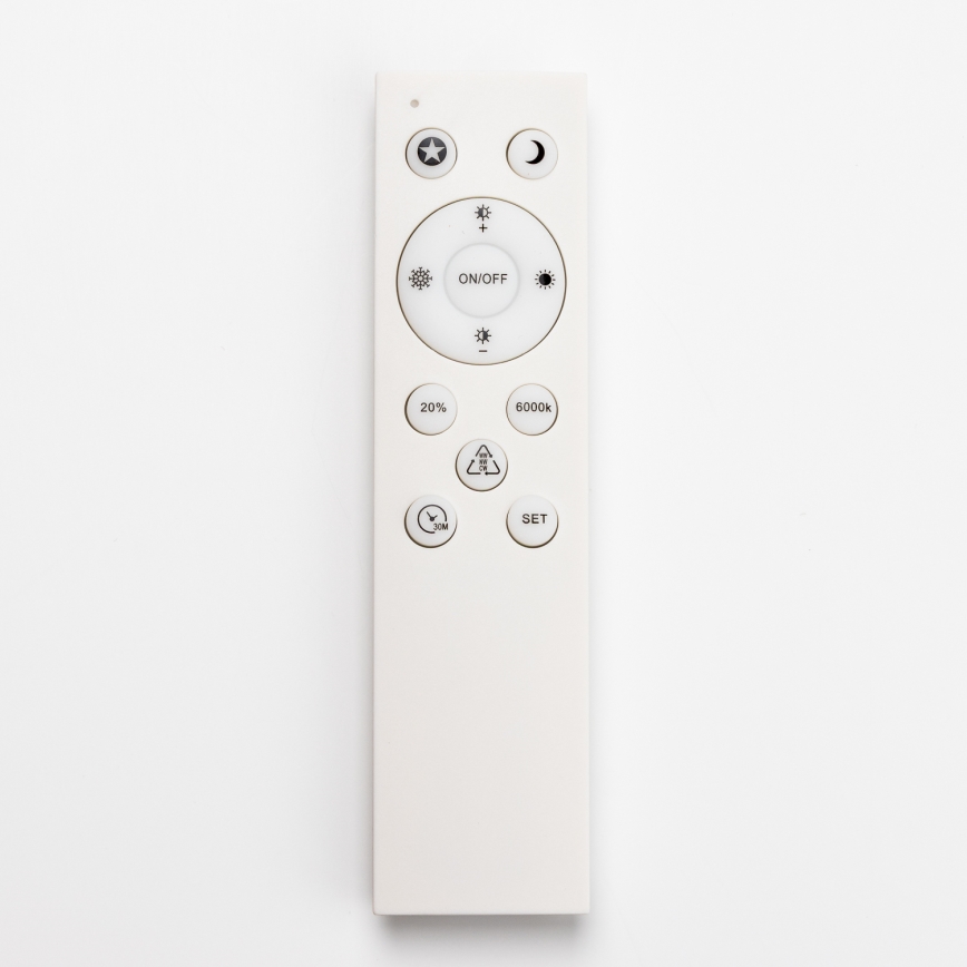 Brilagi - Plafonieră LED SMART reglabilă, 24W, 230V, Ø 38 cm, 3000-6000K, Wi-Fi Tuya Beacon + telecomandă