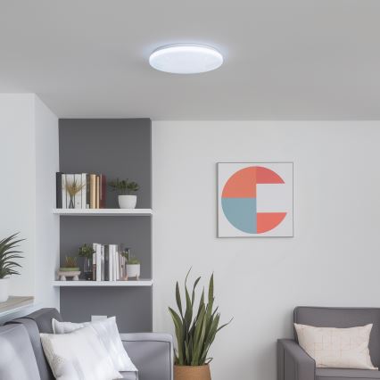 Brilagi - Plafonieră LED dimabilă Smart Stars LED/24W/230V Ø 38 cm 3000-6000K Wi-Fi Tuya Beacon + telecomandă