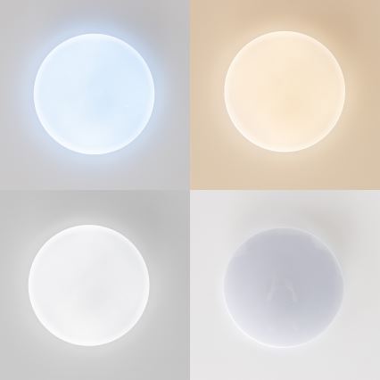 Brilagi - Plafonieră LED dimabilă Smart Stars LED/24W/230V Ø 38 cm 3000-6000K Wi-Fi Tuya Beacon + telecomandă
