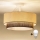 Brilagi - Plafonieră LED stil Boho, 1xE27/15W/230V, Ø 40 cm, crem/maro