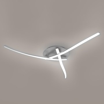 Brilagi - Plafonieră LED STRIPES, 24W, 230V, Ø64 cm, argintie