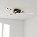 BRILAGI - Plafonieră LED STRIPES, 30 W, 230 V, 51 x 78 cm, neagră