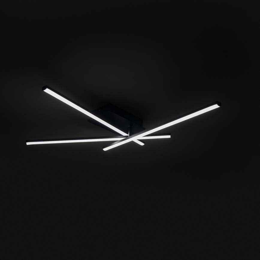 Brilagi - Plafonieră LED STRIPES, 30 W, 230 V, 51 x 78 cm, neagră