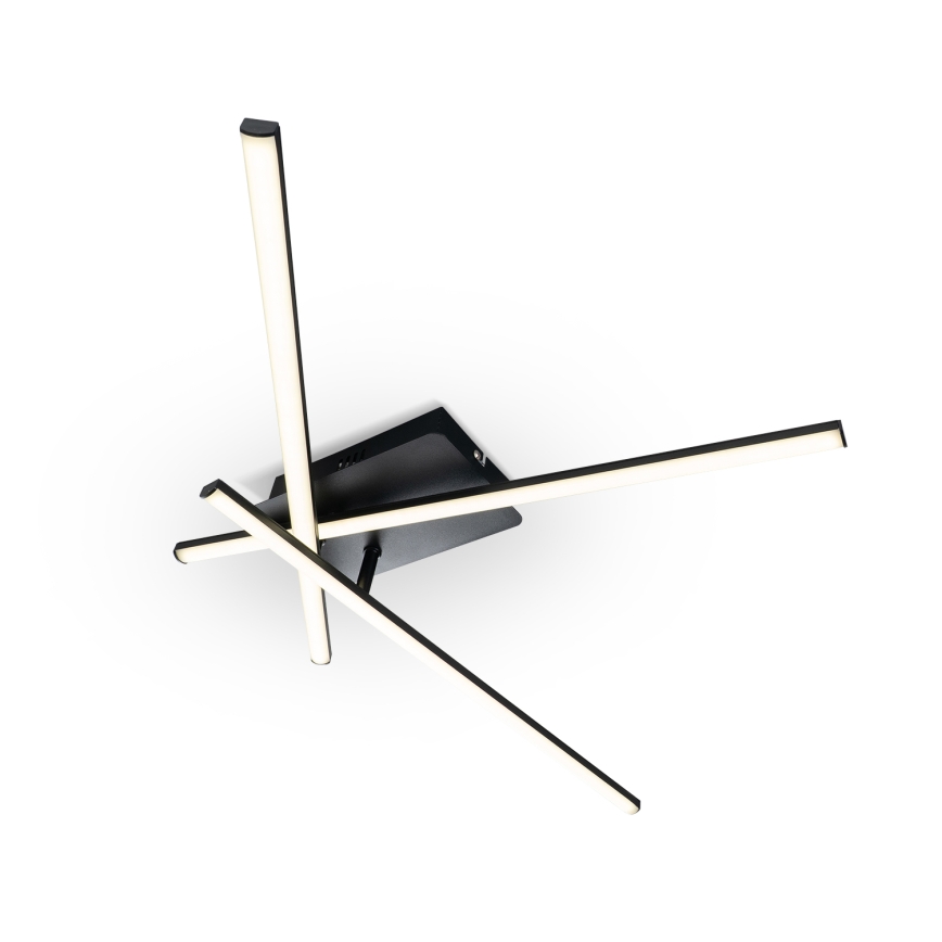 Brilagi - Plafonieră LED STRIPES, 30 W, 230 V, 51 x 78 cm, neagră