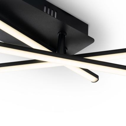 Brilagi - Plafonieră LED STRIPES, 30 W, 230 V, 51 x 78 cm, neagră