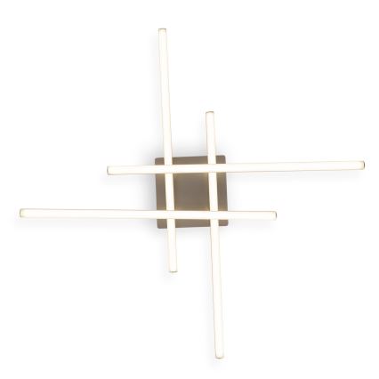 Brilagi - Plafonieră LED STRIPES LED/37W/230V 68x68 cm argintie