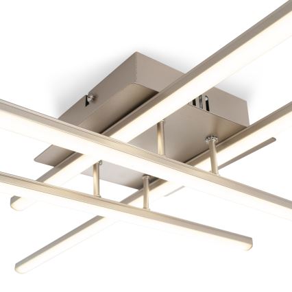 Brilagi - Plafonieră LED STRIPES LED/37W/230V 68x68 cm argintie