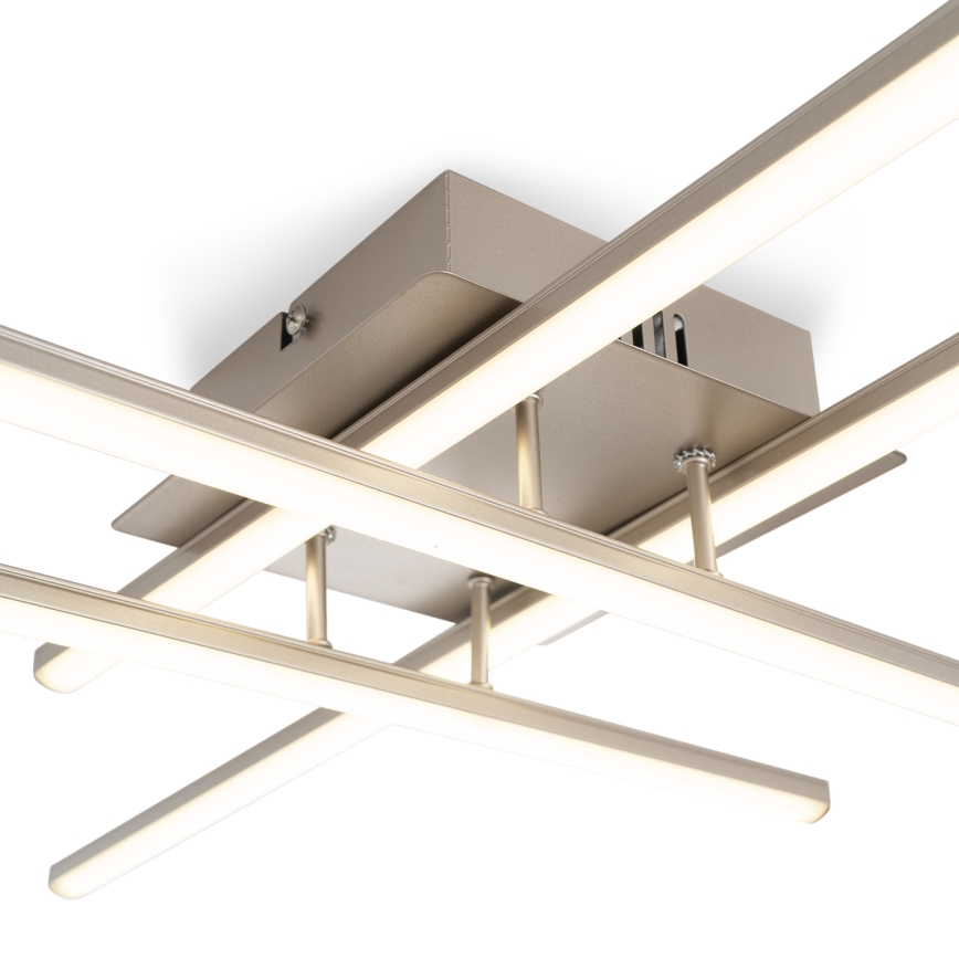 Brilagi - Plafonieră LED STRIPES LED/37W/230V 68x68 cm argintie