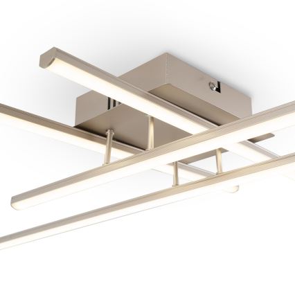 Brilagi - Plafonieră LED STRIPES LED/37W/230V 68x68 cm argintie