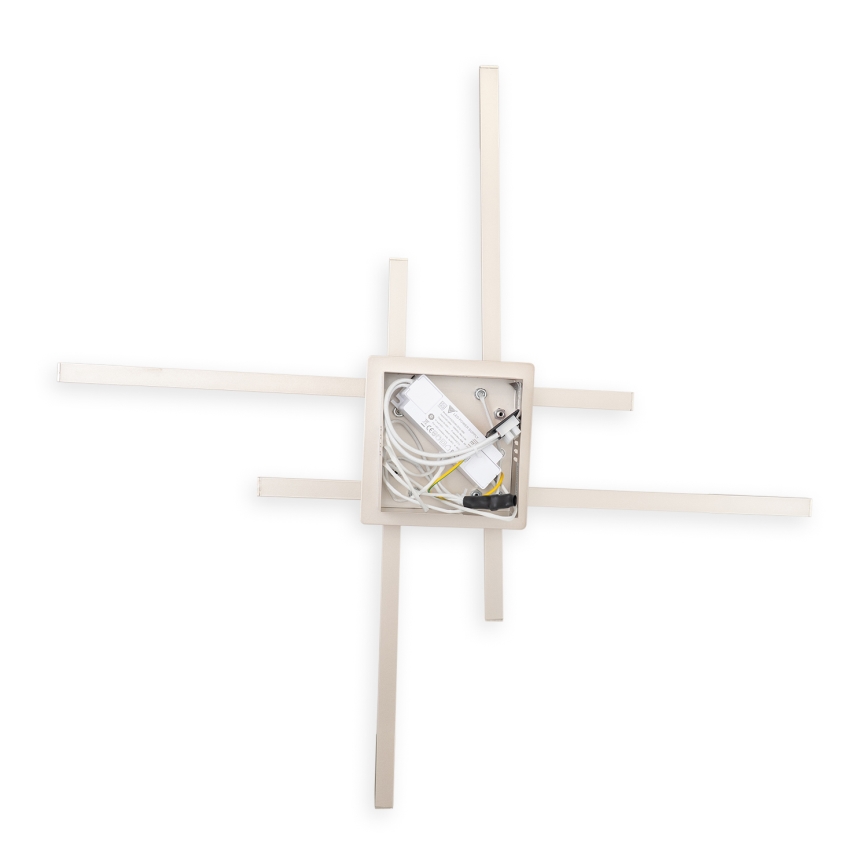 Brilagi - Plafonieră LED STRIPES LED/37W/230V 68x68 cm argintie