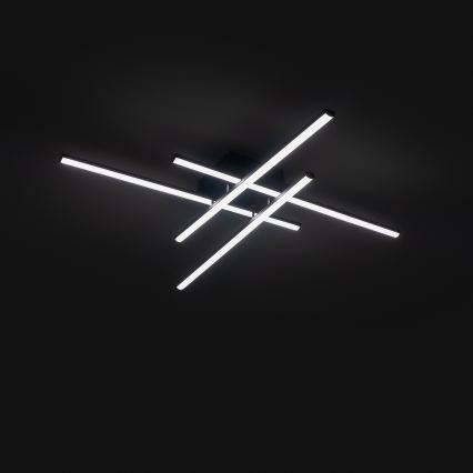 Brilagi - Plafonieră LED STRIPES, 37 W, 230 V, 68x68 cm, neagră