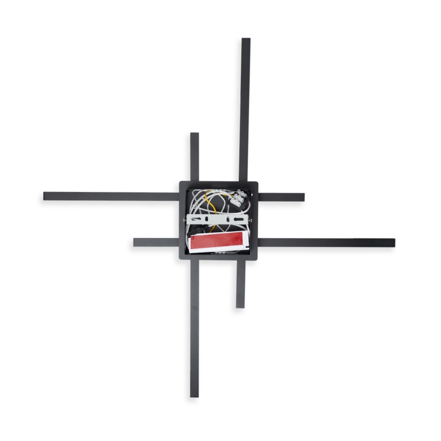 Brilagi - Plafonieră LED STRIPES, 37 W, 230 V, 68x68 cm, neagră