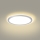 Brilagi - Plafonieră LED Ultra Slim pentru baie, 18W/230V, Ø 30 cm, argintiu, IP54
