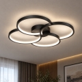 BRILAGI - Plafonieră LED VELO, 42 W, 230 V, 4000 K, Ø 52 cm, negru
