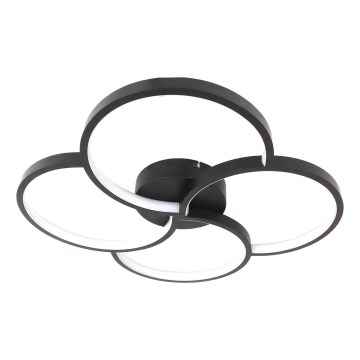 Brilagi - Plafonieră LED VELO, 42 W, 230 V, 4000 K, Ø 52 cm, negru