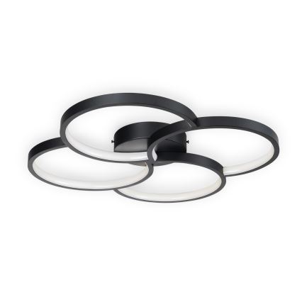 BRILAGI - Plafonieră LED VELO, 42 W, 230 V, 4000 K, Ø 52 cm, negru