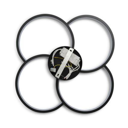 BRILAGI - Plafonieră LED VELO, 42 W, 230 V, 4000 K, Ø 52 cm, negru