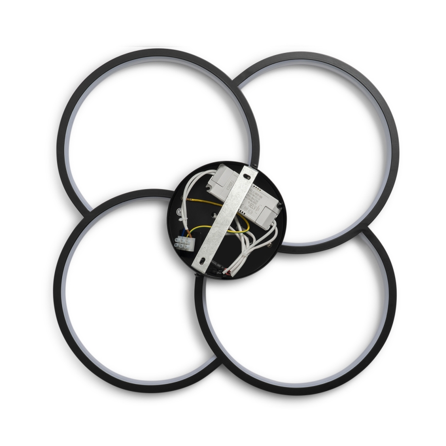 BRILAGI - Plafonieră LED VELO, 42 W, 230 V, 4000 K, Ø 52 cm, negru