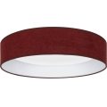 Brilagi - Plafonieră LED VELVET SIMPLE/24W/230V 4000K Ø 45 cm vișiniu