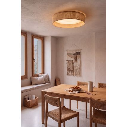 Brilagi - Plafonieră LED VELVET SIMPLE, 36 W, 230 V, 3000 K, Ø 55 cm, bej